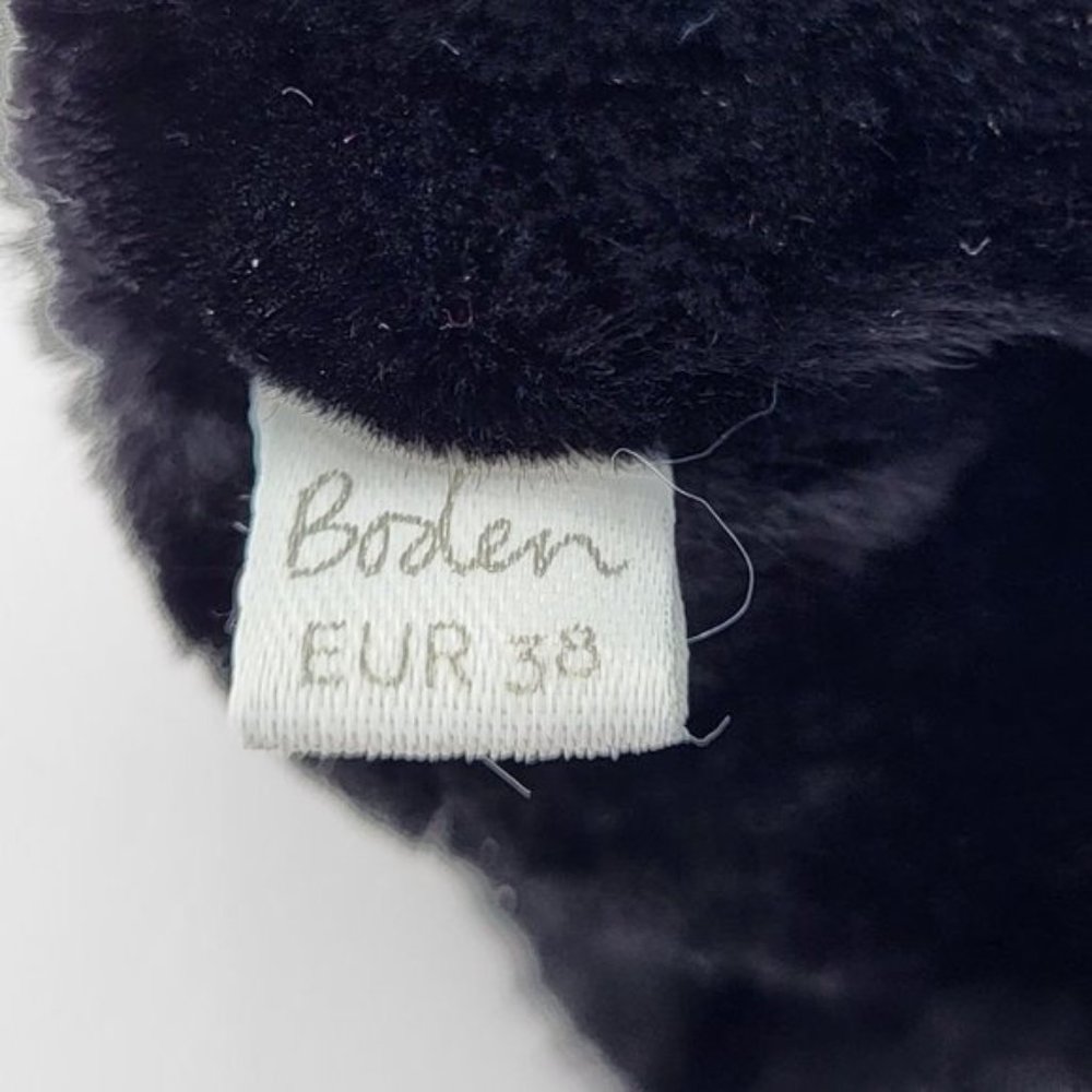 Boden Black Suede Plush Lined Ankle Booties, US Size 7, EUC - Picture 14 of 16